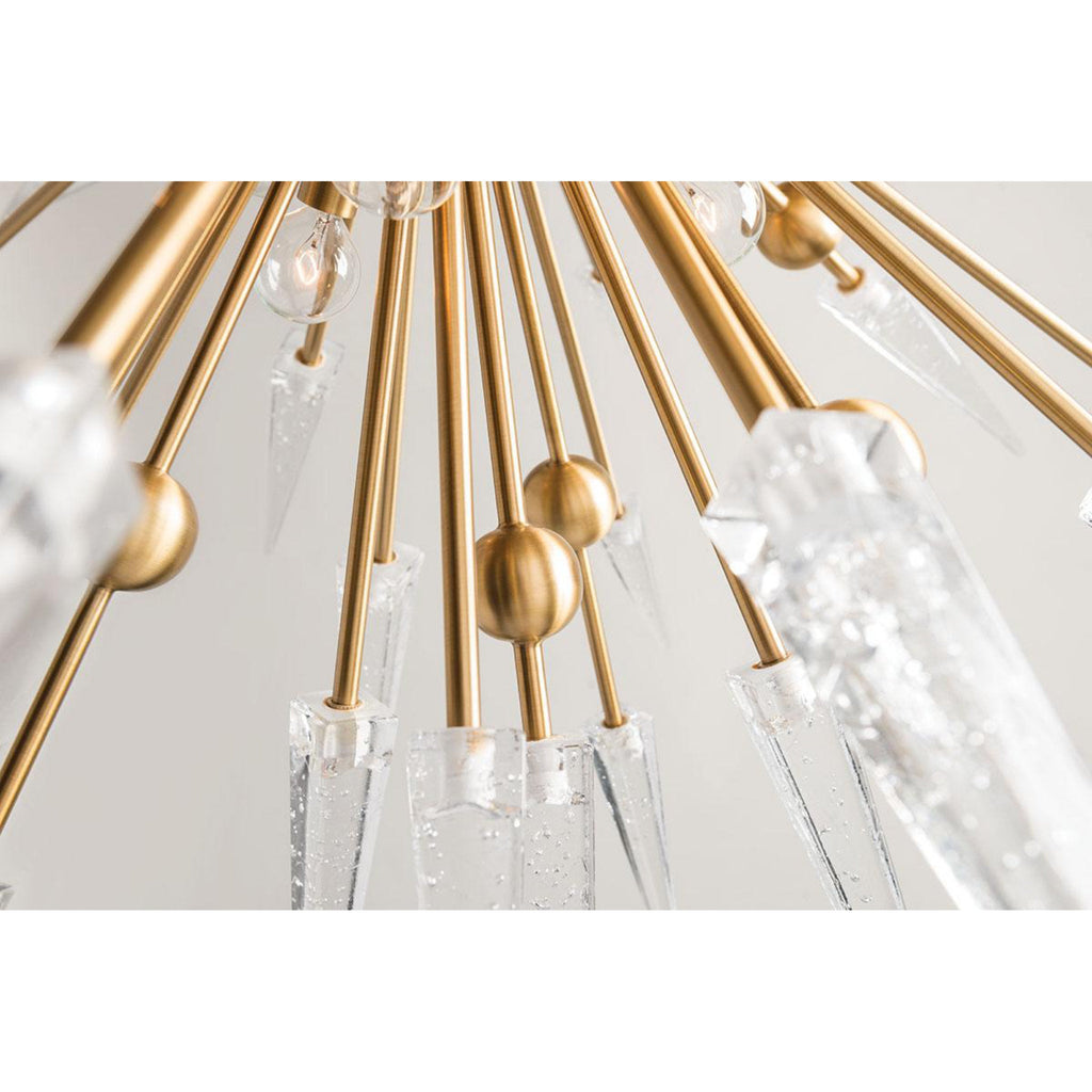 Sparta 18-Light Chandelier in Polished Nickel 48L x 48W x 48H