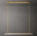 Audubon Crystal Single Bar Linear Chandelier 60"