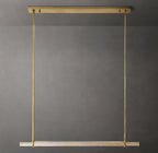 Audubon Crystal Single Bar Linear Chandelier 60"