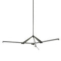 Jonas 3-Light Chandelier in Black Nickel 62.25L x 62.25W x 10.25H