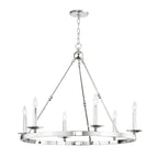 Allendale 6-Light Chandelier in Polished Nickel 35.75L x 35.75W x 29.75H