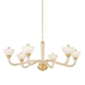 St. Lawrence 6-Light Chandelier in Aged Brass 48.5L x 48.5W x 19.75H