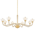 St. Lawrence 8-Light Chandelier in Aged Brass 61.75L x 61.75W x 26H