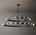 Vitoria Round Two Tiered Chandelier 48"