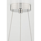 Eastport 1-Light Chandelier in Polished Nickel 24L x 24W x 1.25H