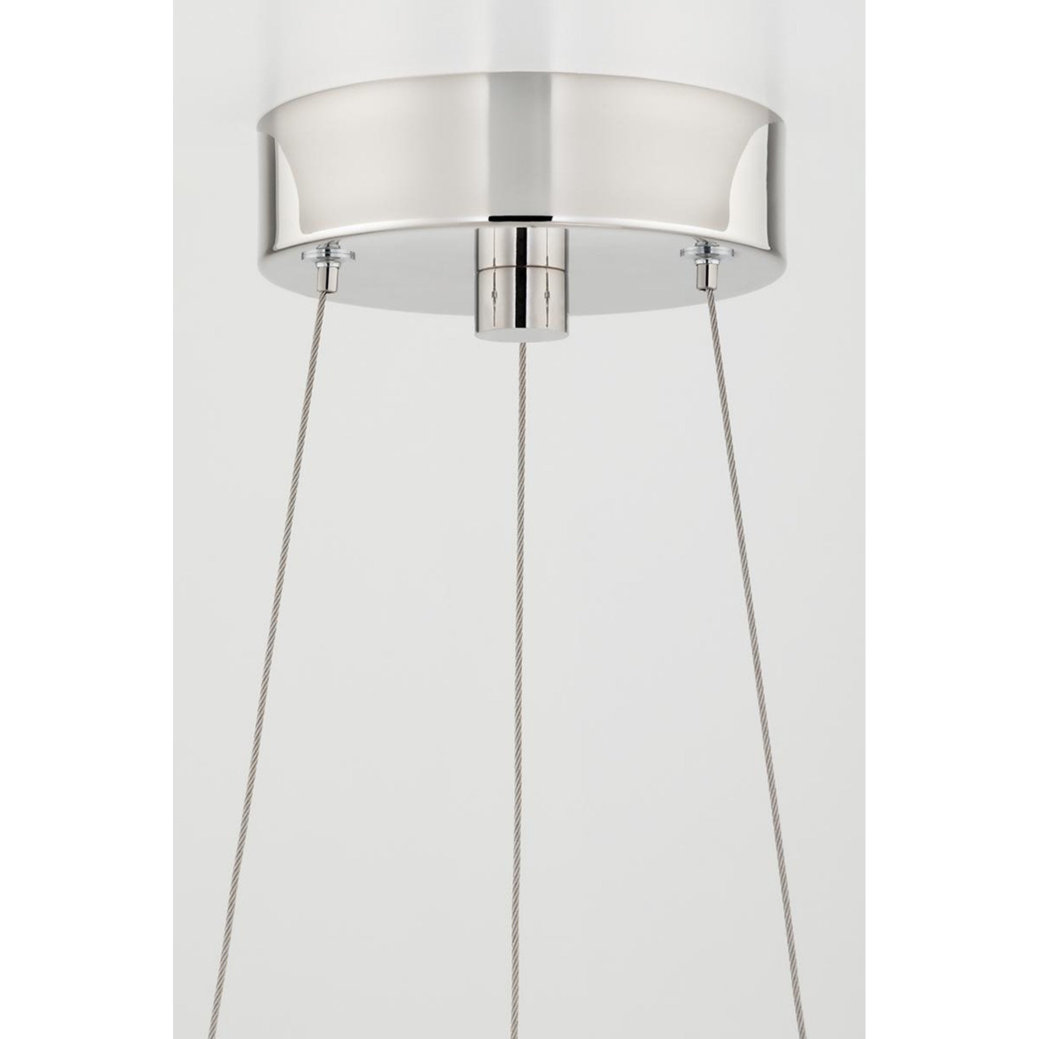 Eastport 1-Light Chandelier in Polished Nickel 24L x 24W x 1.25H