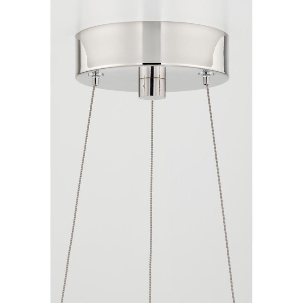 Eastport 1-Light Chandelier in Aged Brass 24L x 24W x 1.25H
