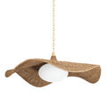 Levene 1-Light Chandelier in Vintage Gold Leaf 58.75L x 58.75W x 21.25H