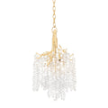 Genoa 5-Light Chandelier in Gold Leaf 14.5L x 14.5W x 26.5H