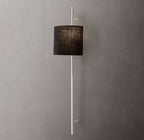 Vela Octagonal Bar Sconce - Round Shade