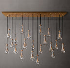 Rain Rectangular Chandelier 72"