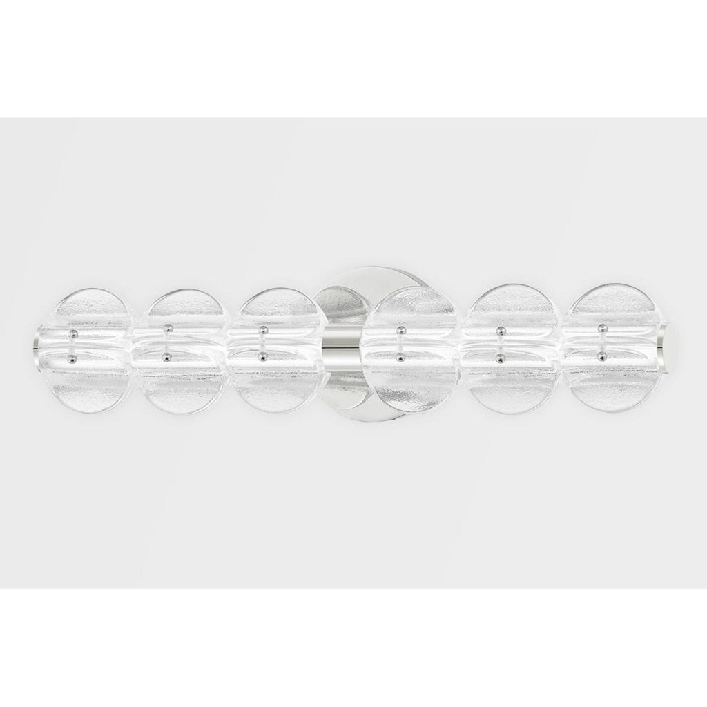 Lindley 1-Light Chandelier in Polished Nickel 54.5L x 54.5W x 4.625H