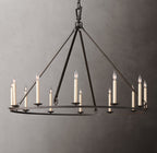 19th C. English Openwork Round Chandelier 50"