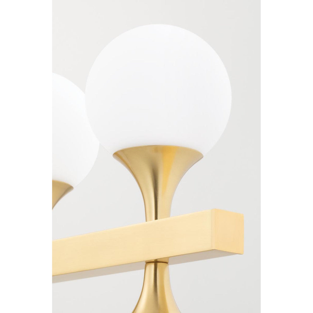 Astoria 20-Light Chandelier in Aged Brass 36L x 36W x 13.5H