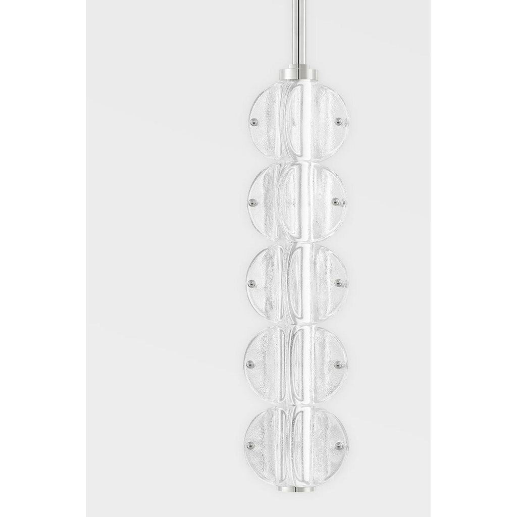 Lindley 1-Light Chandelier in Polished Nickel 54.5L x 54.5W x 4.625H