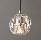 Boule De Cristal Clear Glass Cord Pendant