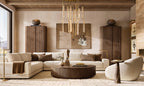 Audubon Crystal Round Chandelier 56"