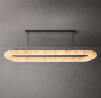 Rivage Lisse Oval Chandelier 74"