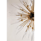 Sparta 12-Light Chandelier in Aged Brass 32L x 32W x 32H
