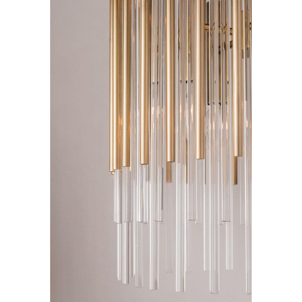 Wallis 10-Light Chandelier in Polished Nickel 20.75L x 20.75W x 30.75H
