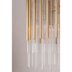 Wallis 10-Light Chandelier in Aged Brass 20.75L x 20.75W x 30.75H