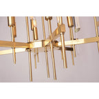 Bari 16-Light Chandelier in Polished Nickel 30L x 30W x 29H