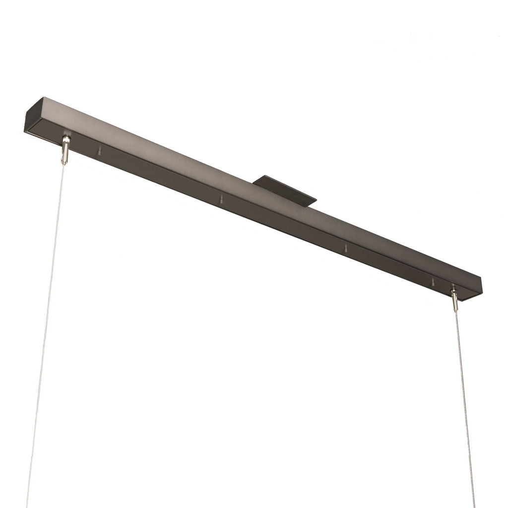 Coral LED Pendant Sterling Accent LED in Dark Smoke