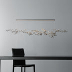 Coral LED Pendant Sterling Accent LED in Dark Smoke