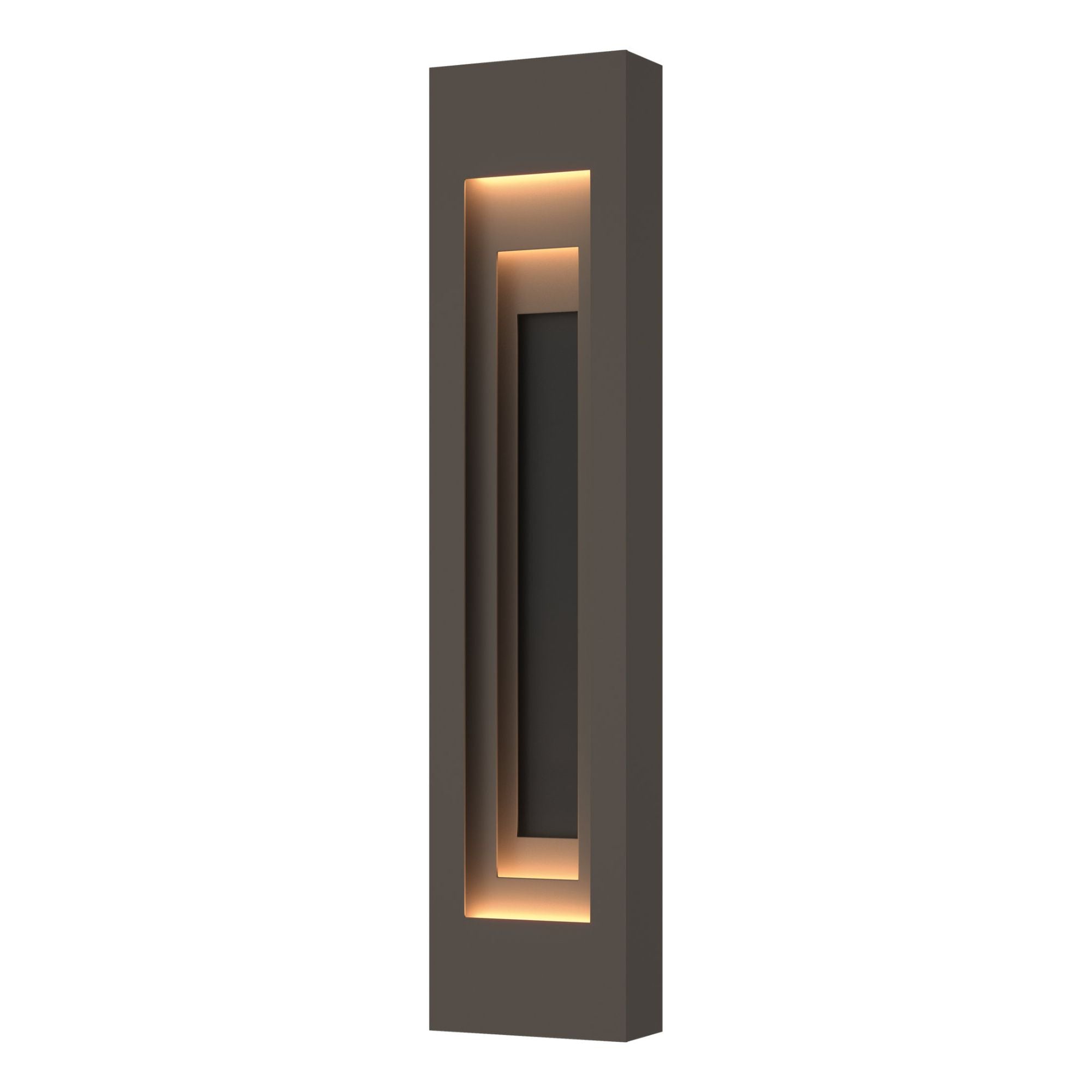 Procession Large Outdoor Sconce 2-Light Coastal Black Accent in Coastal Dark Smoke