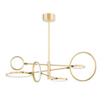 Saturn 0-Light Chandelier in Aged Brass 44.5L x 44.5W x 13.25H