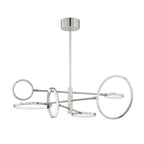 Saturn 0-Light Chandelier in Polished Nickel 44.5L x 44.5W x 13.25H