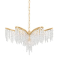 Pandora 5-Light Chandelier in Gold Leaf 22.25L x 22.25W x 18H