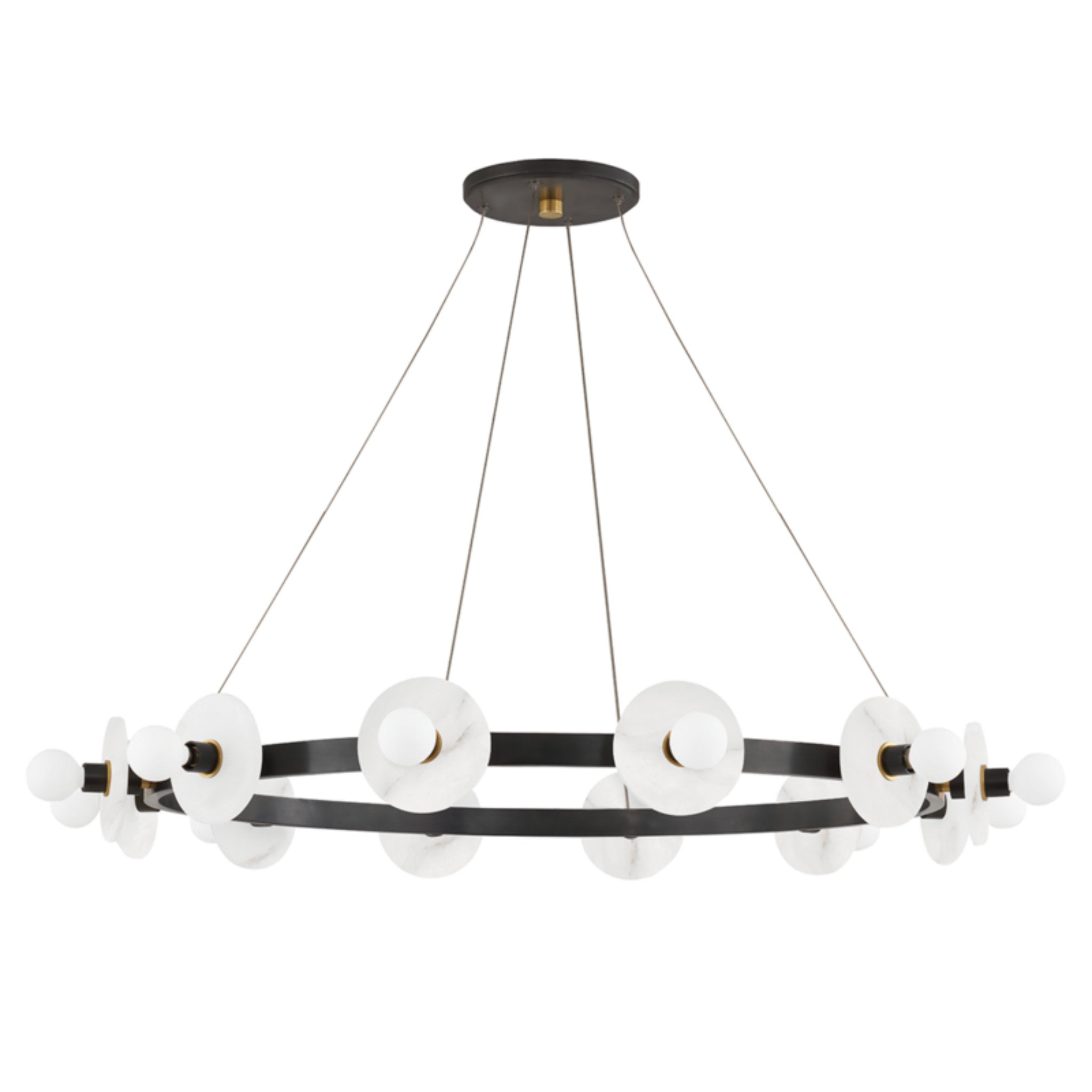 Austen 12-Light Chandelier in Aged Old Bronze 40L x 40W x 18H