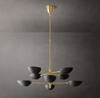 Graphic Chandelier 38"