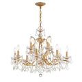 Filmore 29'' Swarovski Spectra Crystal Antique Gold Chandelier Gold 29"W x 24"H x 29"D