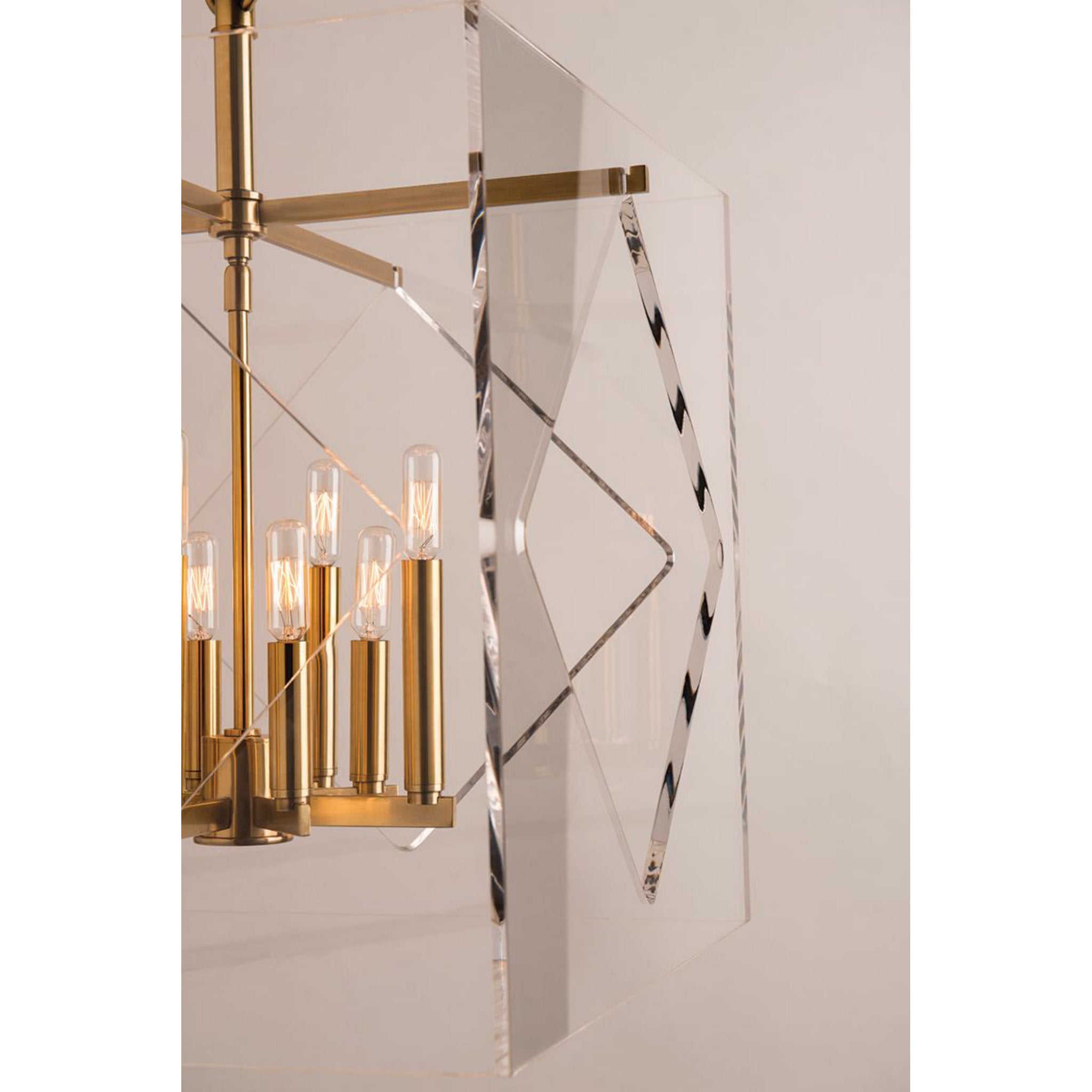 Travis 8-Light Chandelier in Polished Nickel 20L x 20W x 26.5H