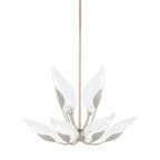 Blossom 10-Light Chandelier in Silver Leaf 29L x 29W x 18.75H