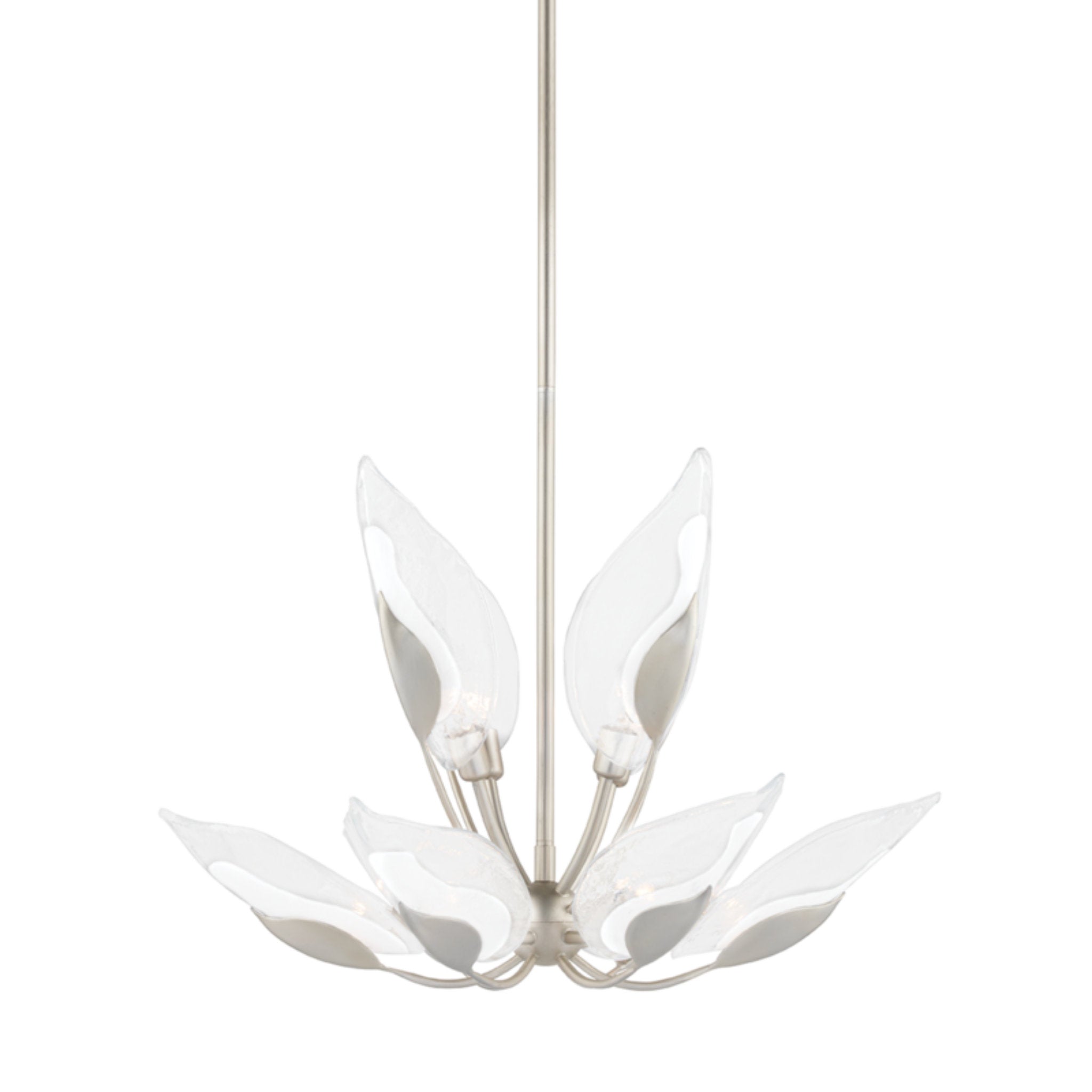 Blossom 10-Light Chandelier in Silver Leaf 29L x 29W x 18.75H
