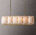 Harlow Calcite Rectangular Chandelier 42"