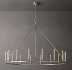 19TH C. ENGLISH OPENWORK ROUND CHANDELIER 60"