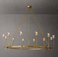 Torche De Verre Round Chandelier 70"