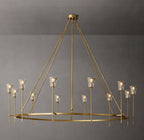 Torche De Verre Round Chandelier 70"