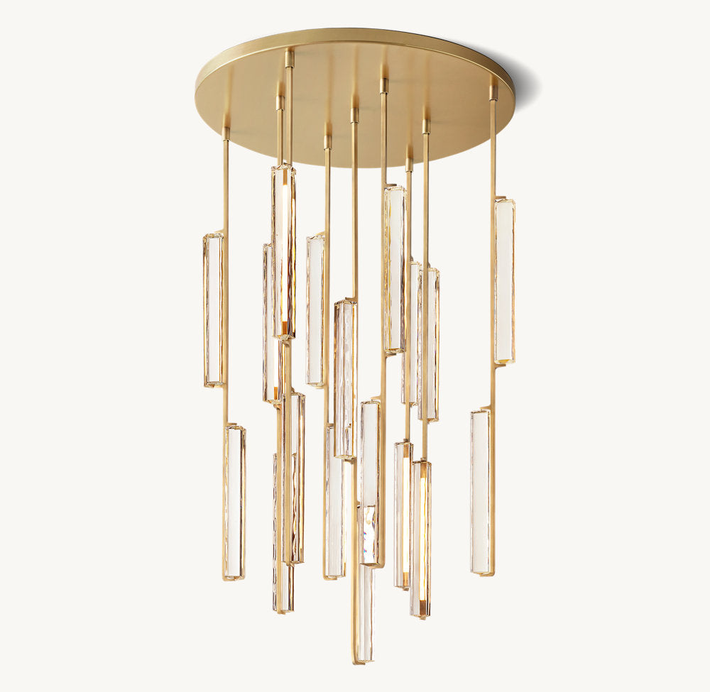 Audubon Crystal Round Chandelier 40"