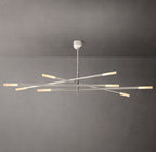 Rousseau 8-Light Mobile Etched Rod Chandelier