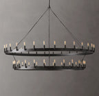 Camino Vintage Filament Two-Tier Chandelier 63"