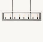 Beckman Rectangular Chandelier 72"