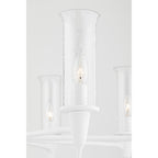 Chisel 8-Light Chandelier in Black Iron 31.75L x 31.75W x 20.25H