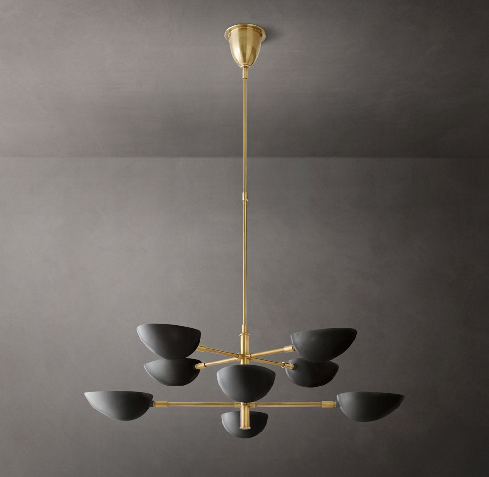 Graphic Chandelier 38"