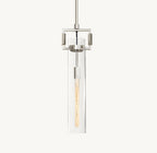 Machinist Glass Cylinder Pendant