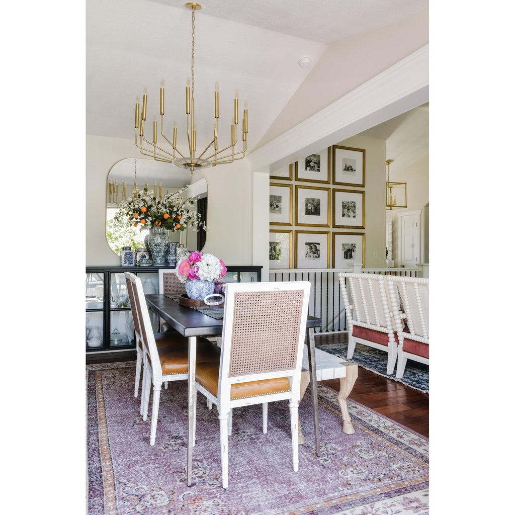 Gideon 14-Light Chandelier in Aged Brass 33.25L x 33.25W x 24.75H